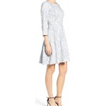 Eliza J Women's Lace Fit and Flare Dress