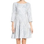 Eliza J Women's Lace Fit and Flare Dress