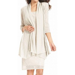 R&M Richards Women's Shimmer Jacket Dress