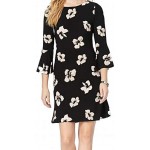 Tommy Hilfiger Women's Bell Sleeve Dress