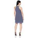 S.L. Fashions Women's Jewel Neck Sheath Dress Petite and Regular