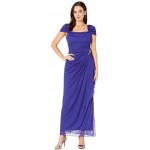 Alex Evenings Women's Long Cold Shoulder Dress (Petite and Regular Sizes)