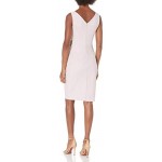 Alex Evenings Women's Slimming Short Ruched Dress with Ruffle(Petite and Regular)