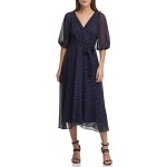 DKNY Women's Faux Wrap Dress