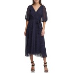 DKNY Women's Faux Wrap Dress