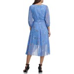 DKNY Women's Faux Wrap Dress