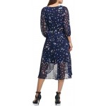 DKNY Women's Faux Wrap Dress