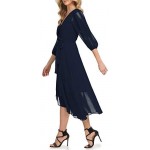 DKNY Women's Faux Wrap Dress