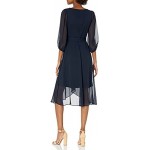 DKNY Women's Faux Wrap Dress