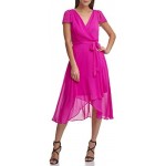 DKNY Women's Faux Wrap Dress