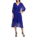 DKNY Women's Faux Wrap Dress