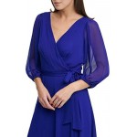 DKNY Women's Faux Wrap Dress