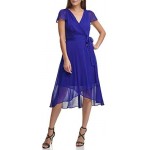 DKNY Women's Faux Wrap Dress