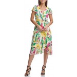 DKNY Women's Faux Wrap Dress