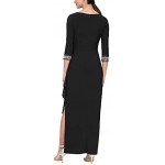 Alex Evenings Women's Dress with Keyhole Cutout (Petite and Regular)