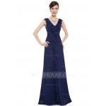 Silk With Stitching Maxi Dress