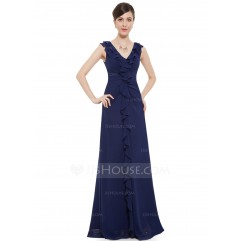 Silk With Stitching Maxi Dress