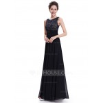 Polyester/Satin/Silk Blend With Beaded/Spliced Maxi Dress