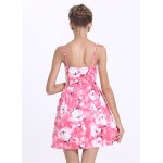 Polyester/Cotton With Print Mini Dress