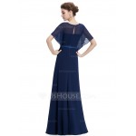 Polyester/Lace/Silk Blend With Lace/Beaded/Appliques Maxi Dress